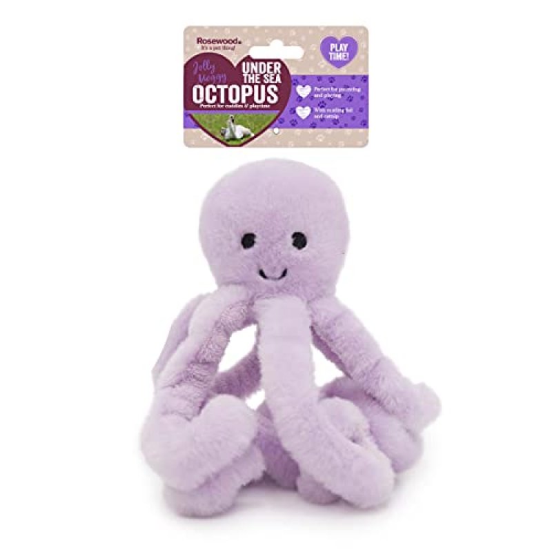 Rosewood Jolly Moggy Octopus Toy