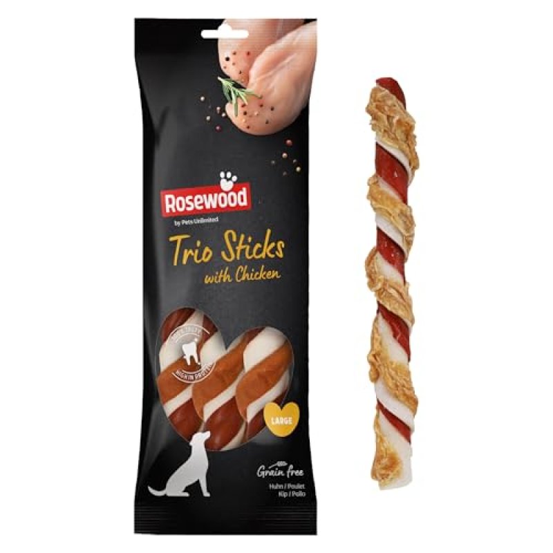 Rosewood Trio Sticks for Dogs