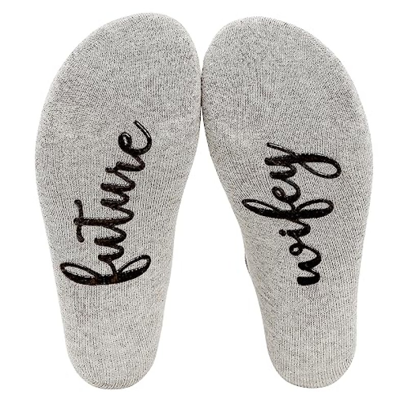 Poshzone Future Hubby, Future Wifey Grip Socks,…