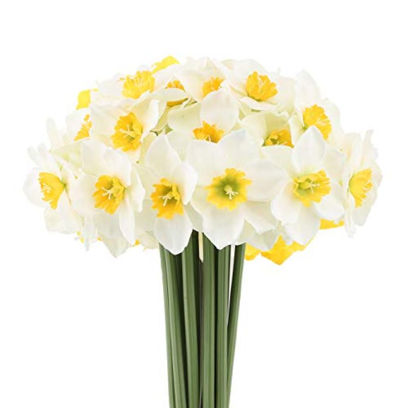 Mossyard Artificial Daffodils with Long Stems