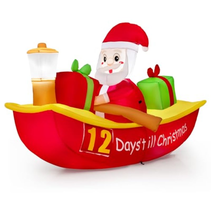 Costway Inflatable Santa