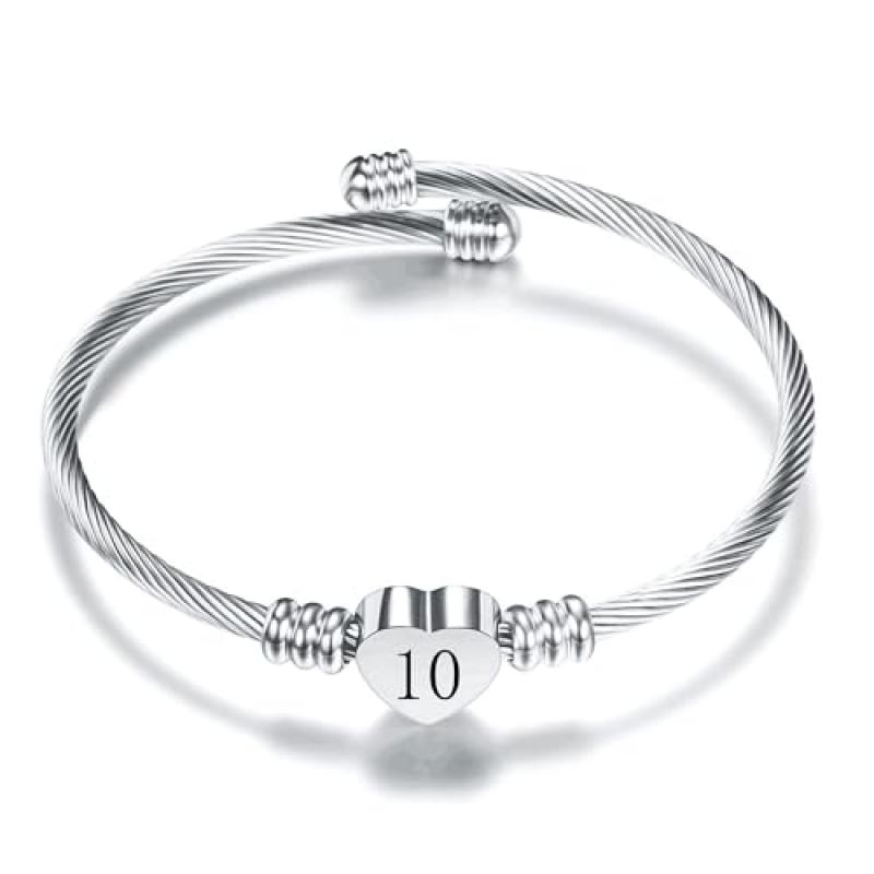 Aosyoisk 10th Birthday Bracelet