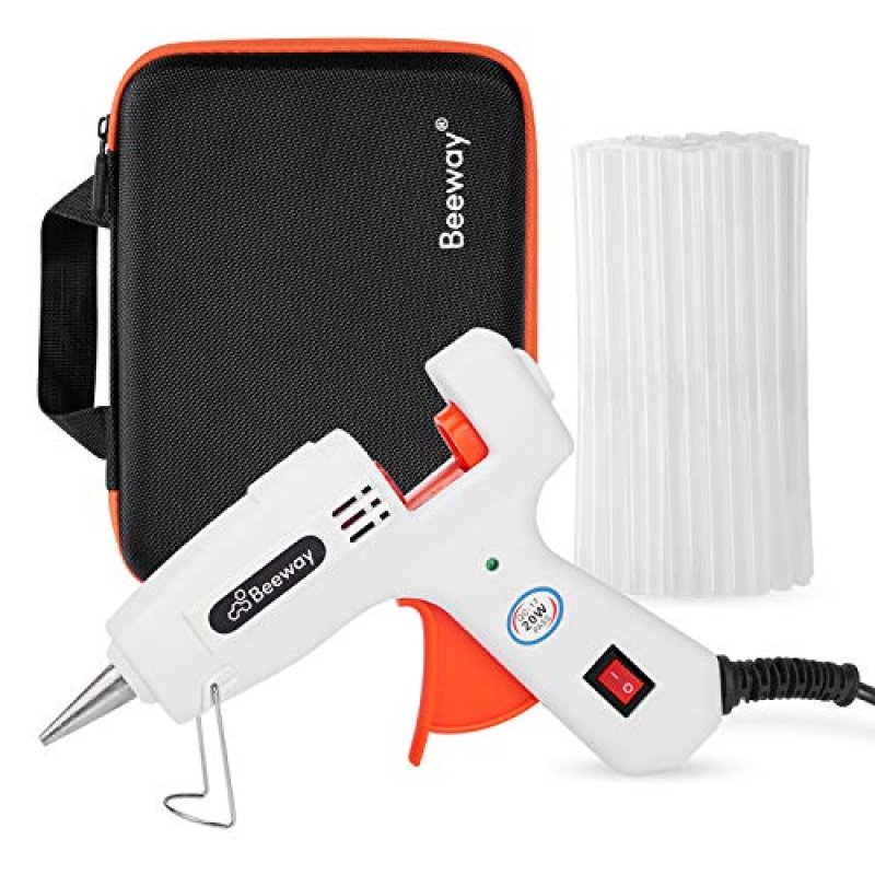 BEWAY Hot Glue Gun with Carrying Case