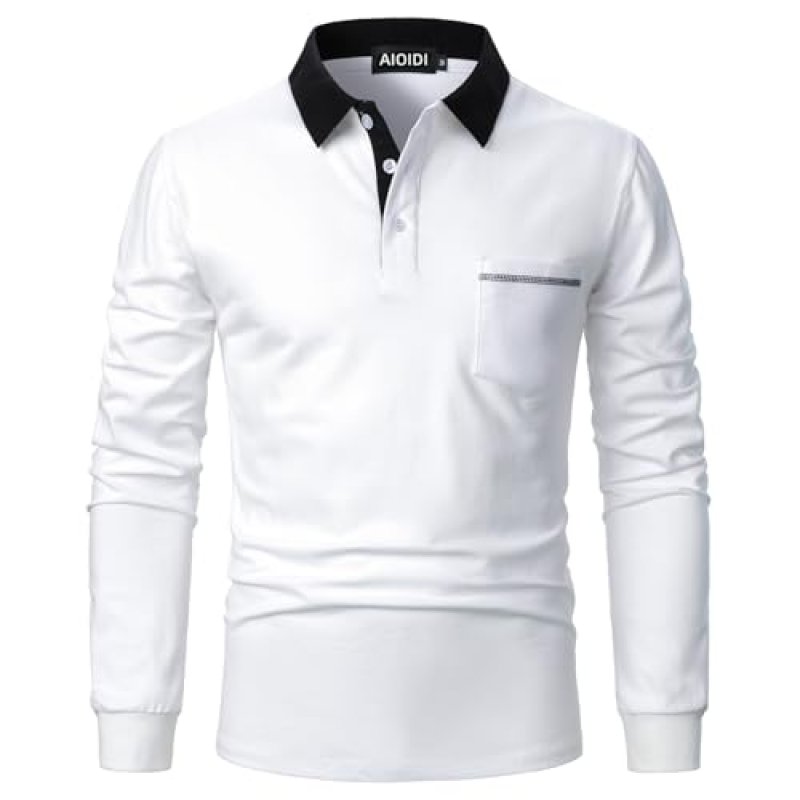 AIOIDI Cotton Polo Shirt