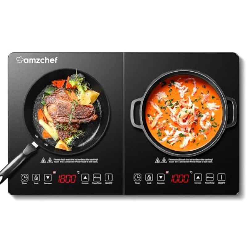 AMZCHEF Double Induction Hob