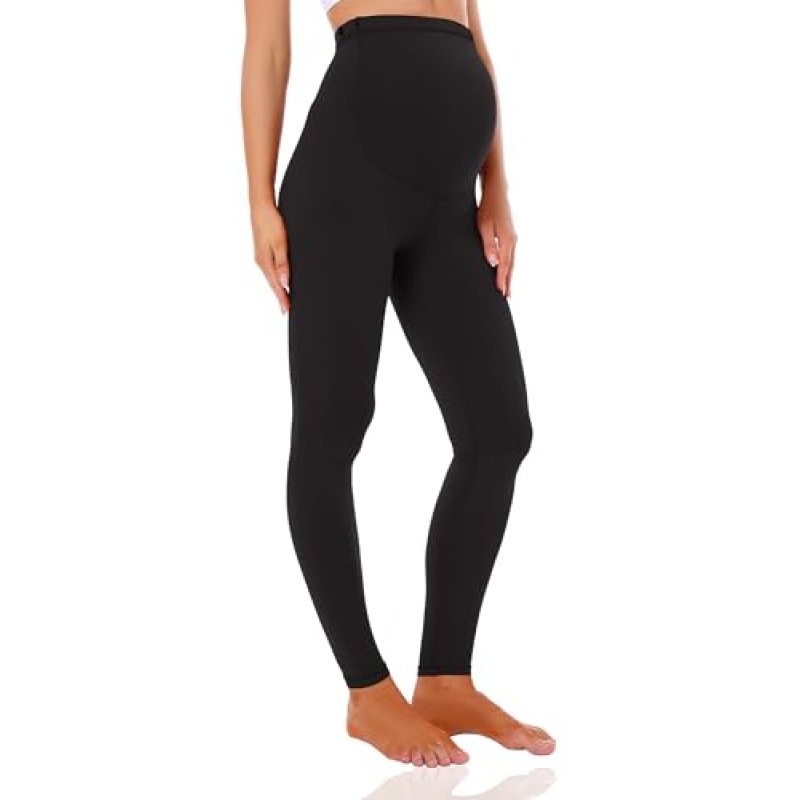 Foucome Women's Maternity Leggings Over The Belly…