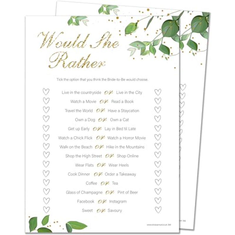 Would She Rather Game