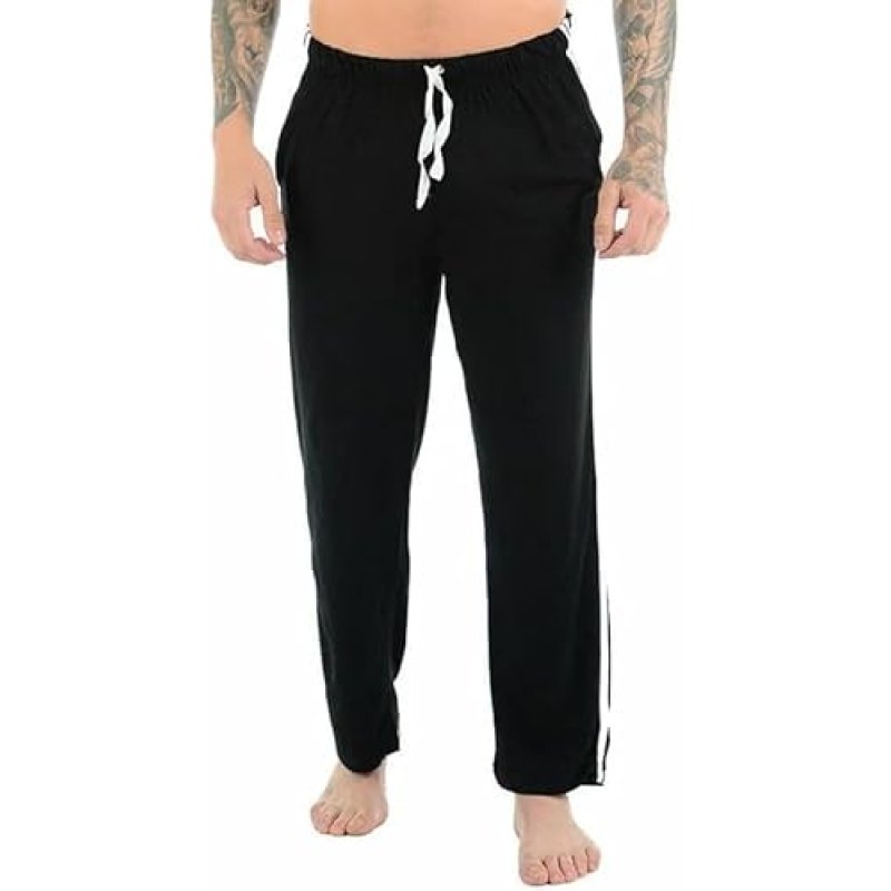 COSHAL® Lounge Pants for Men's with Side Stripes…