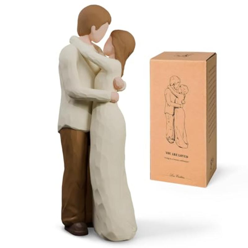 NANAOUS Couple Figurine Gift Statue