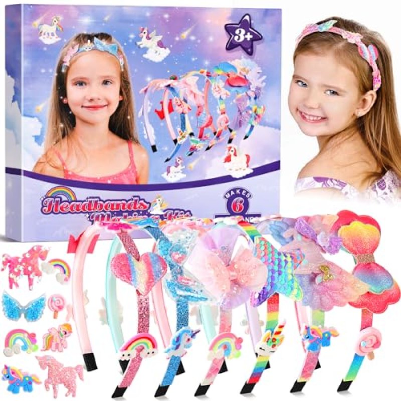 Pourbibi Unicorn Headband Making Kit