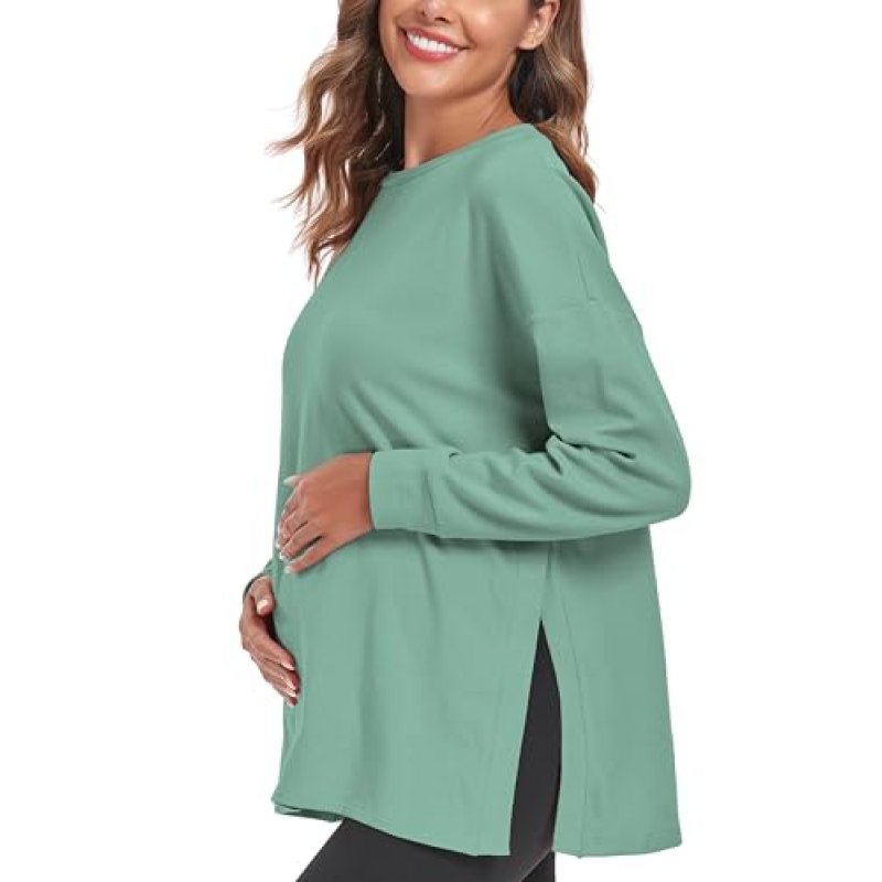 Love2Mi Women’s Maternity Tops Long Sleeve Loose…