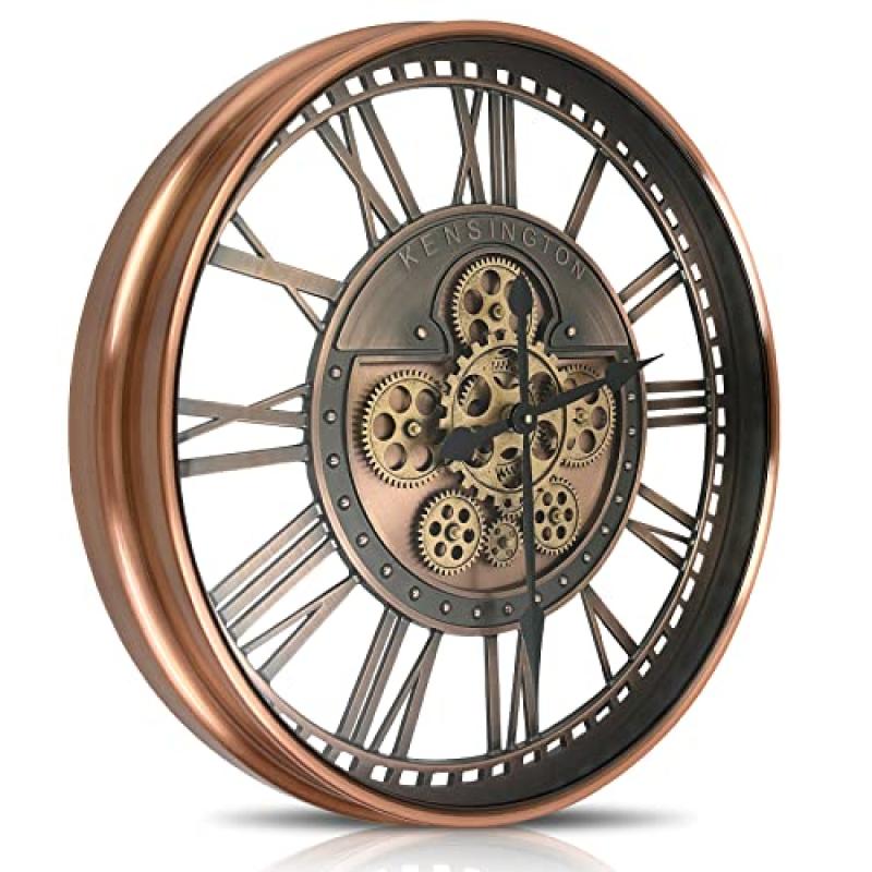 DORBOKER Moving Gears Wall Clock