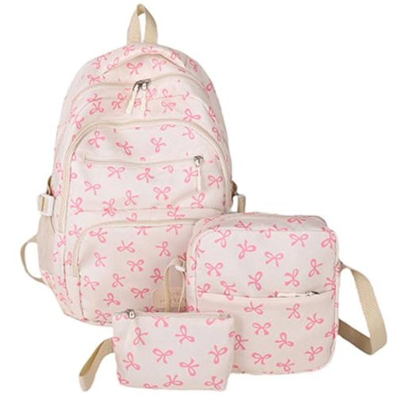 Bow School Bag Set