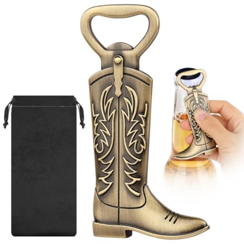 LKKCHER Cowboy Boot Bottle Opener, Cowboy Gifts…