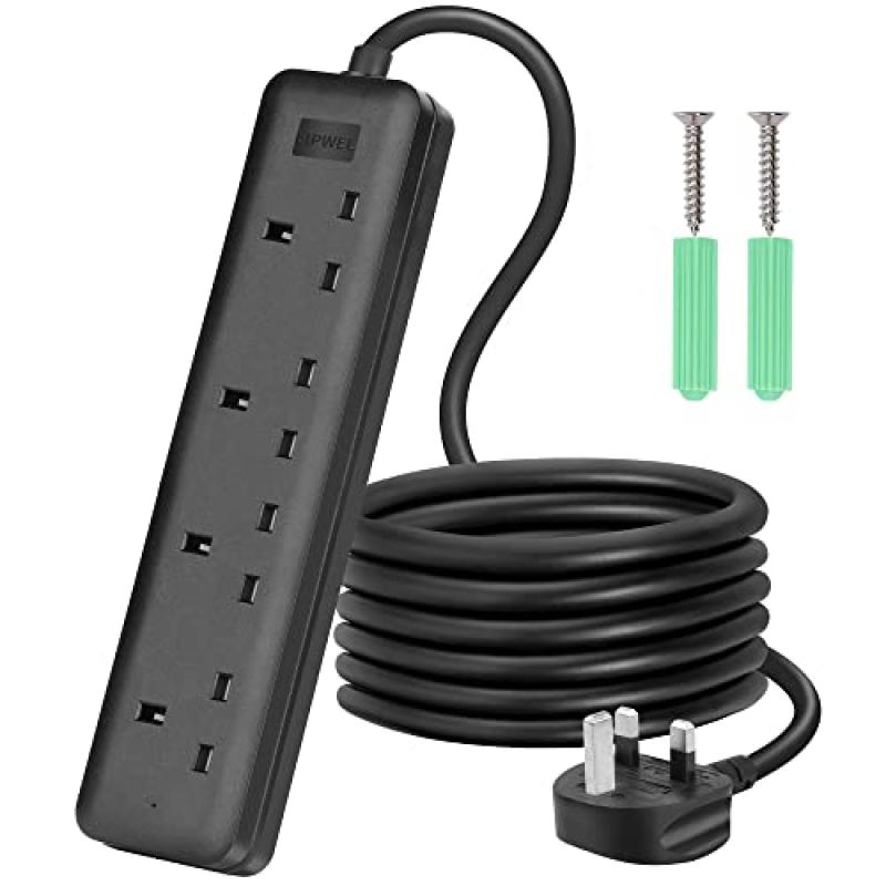 LIPWEL Power Strip 4 Way Socket