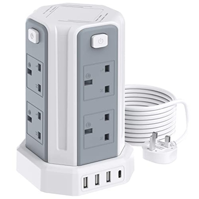 Tower Extension Lead with USB Ports