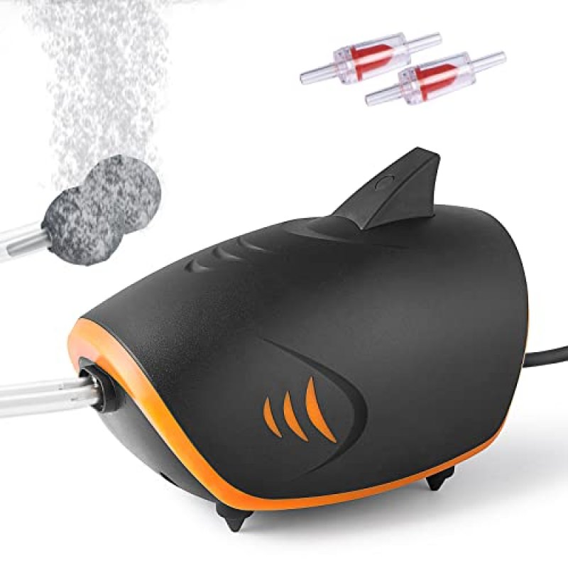 HITOP Powerful Aquarium Air Pump, Dual Outlets…