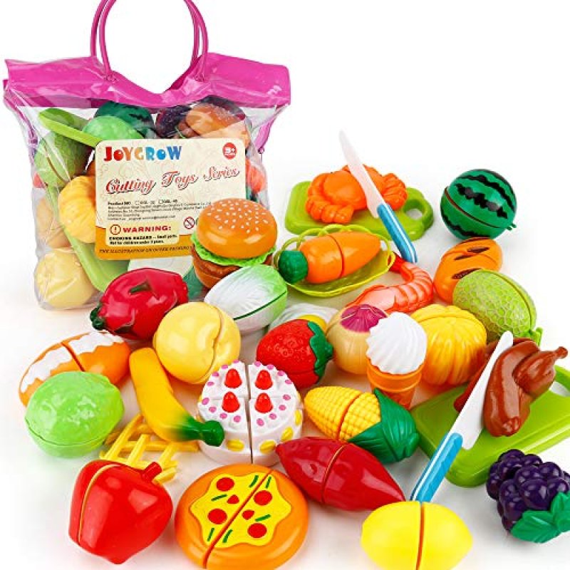 JoyGrow Cutting Toys Play Food Set