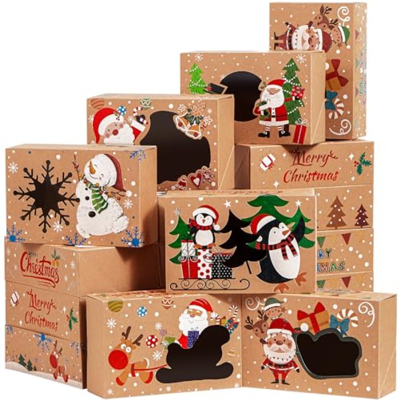Joyin Christmas Cookie Boxes