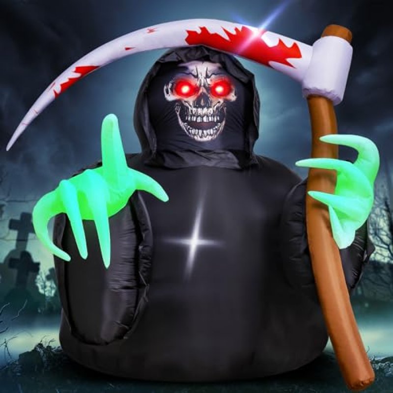MGparty Halloween Inflatables Decorations Grim…