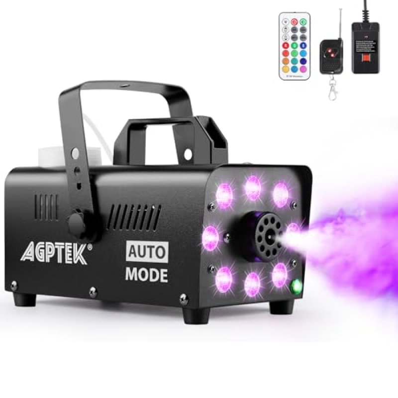 Upgraded Fog Machine, AGPtEK Smoke Machine with…