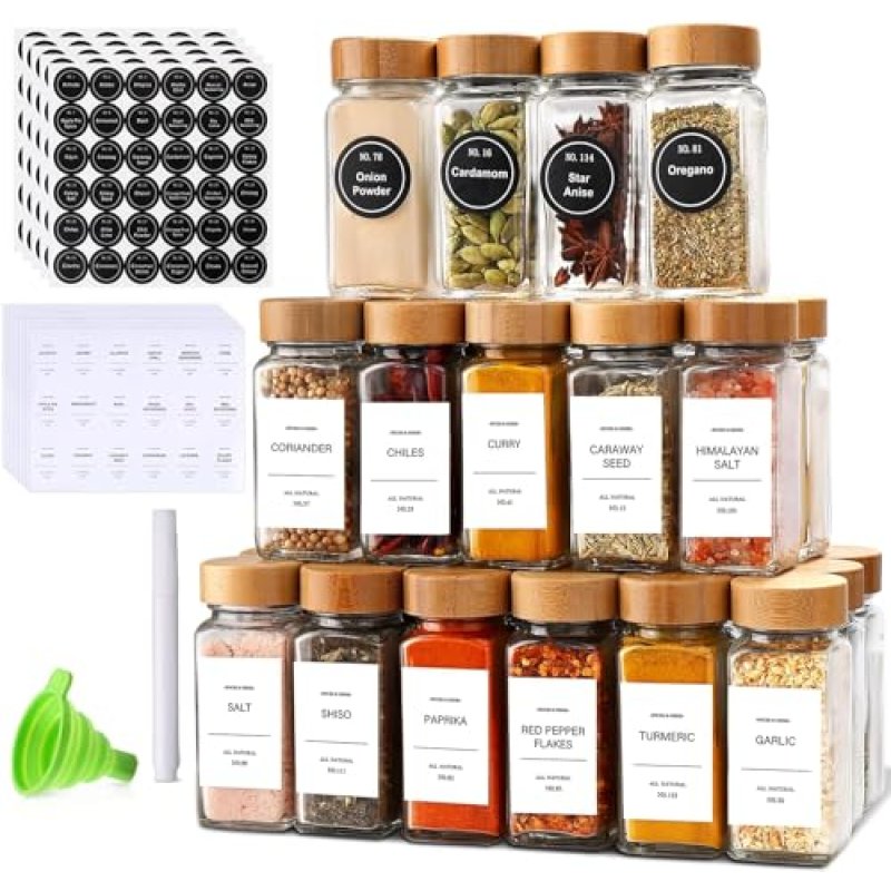 MEETOZ Spice Jar Set