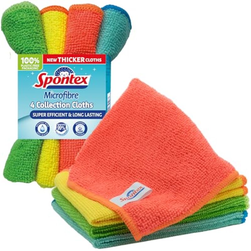 Spontex Microfibre Cloths