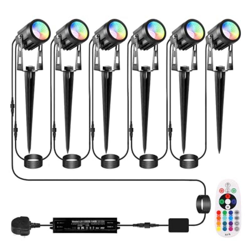 ECOWHO Spot Lights Colour Changing with Timer