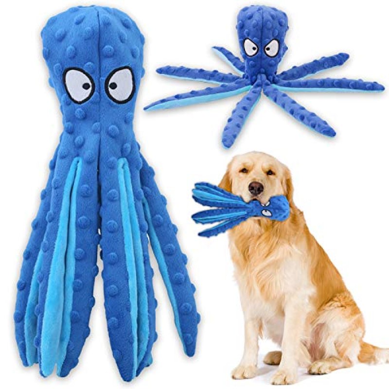 Squeaky Octopus Dog Toy