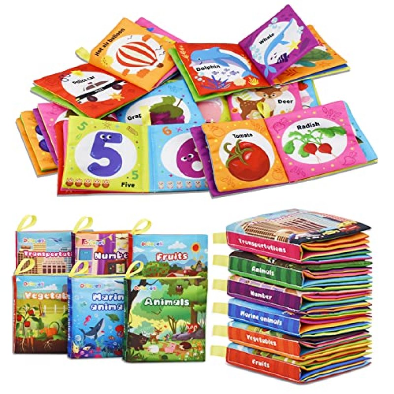 Dr. Rapeti Soft Books - Crinkle Sensory Toy