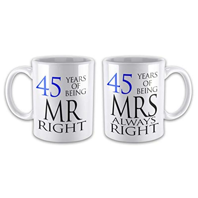 Mr & Mrs Novelty Gift Mugs