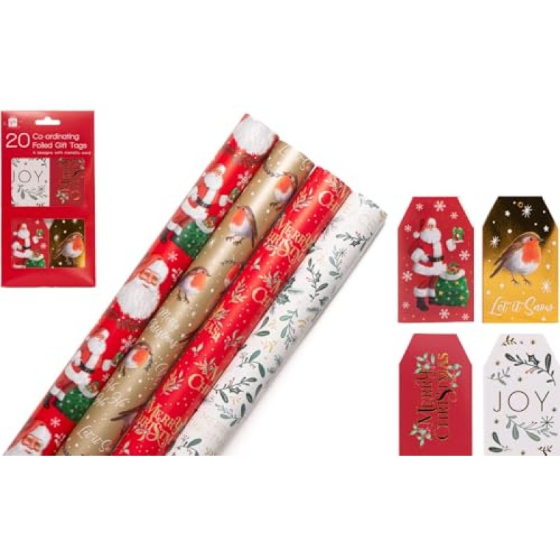 Traditional Christmas Wrapping Paper