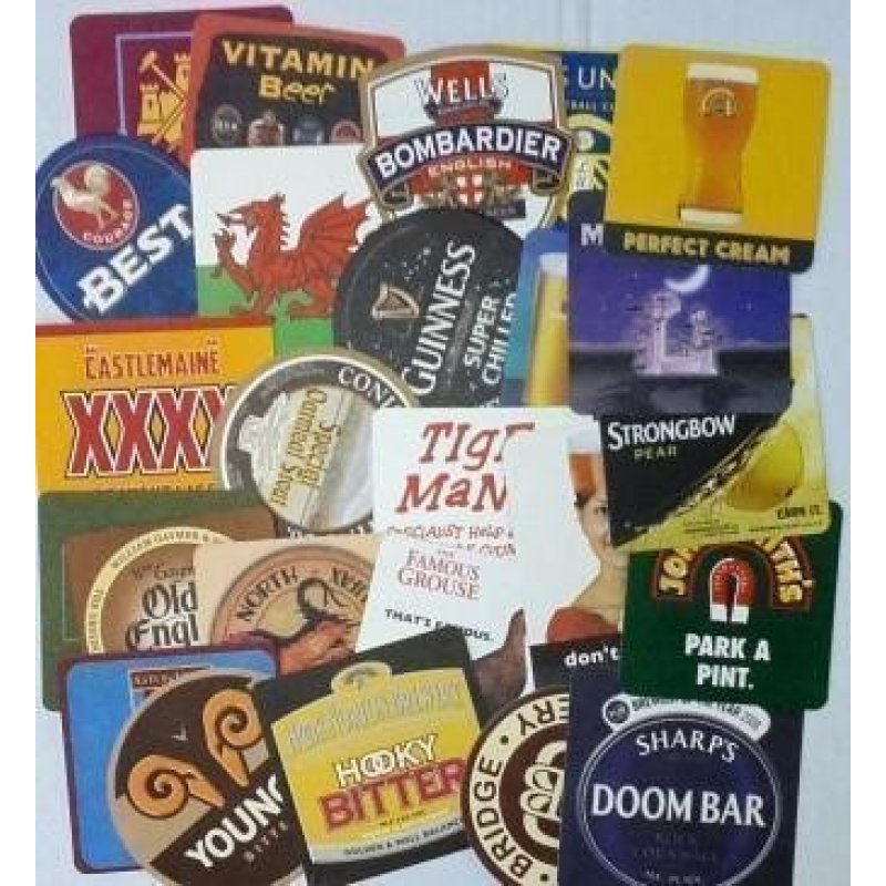 Traditional Pub Beer Mats (Pack of 25) - Series 3
