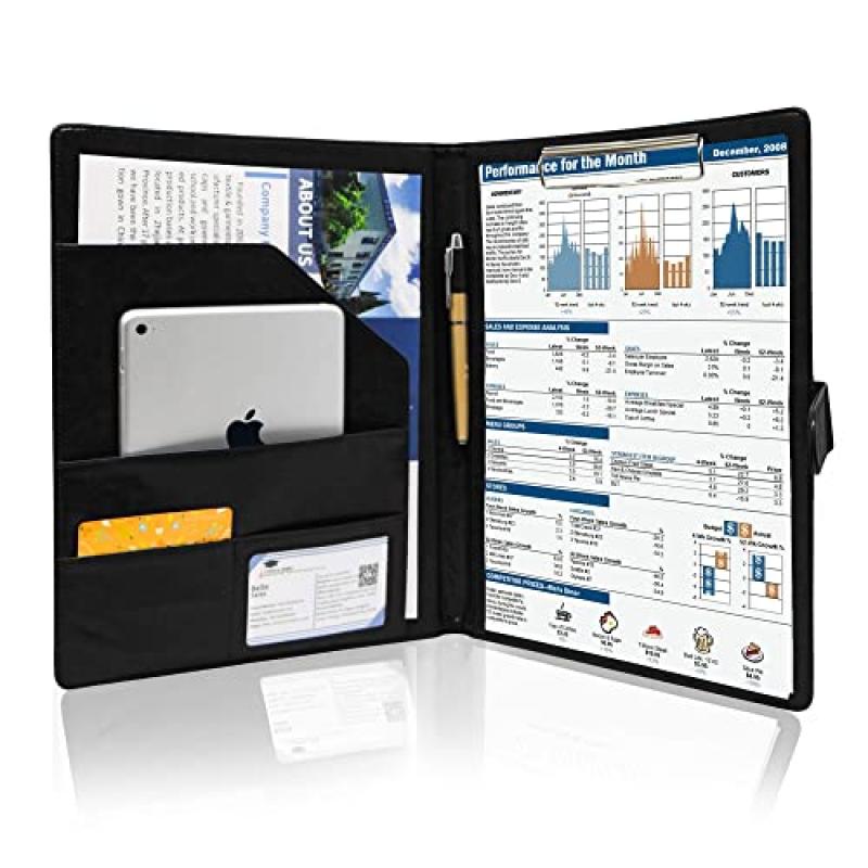 GraduatePro A4 Clipboard Folder with Magnetic Sleeves