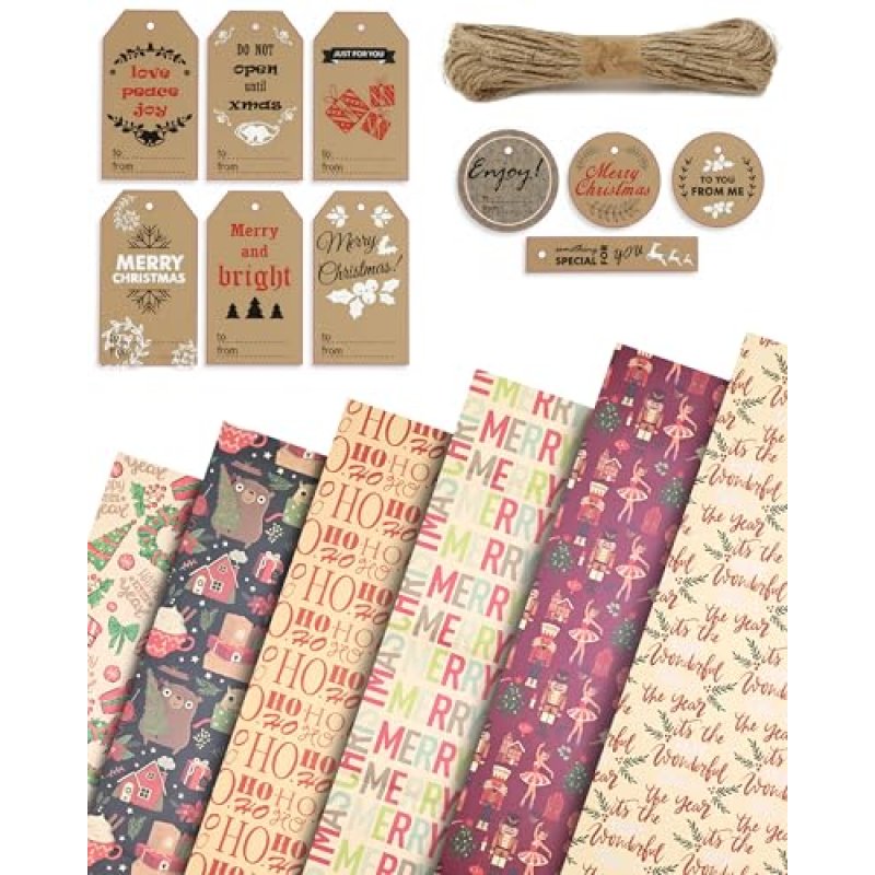 Kraft & Co Christmas Wrap