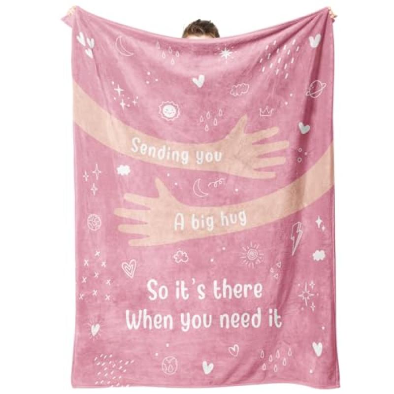 Craftique Healing Blanket with Letter Print