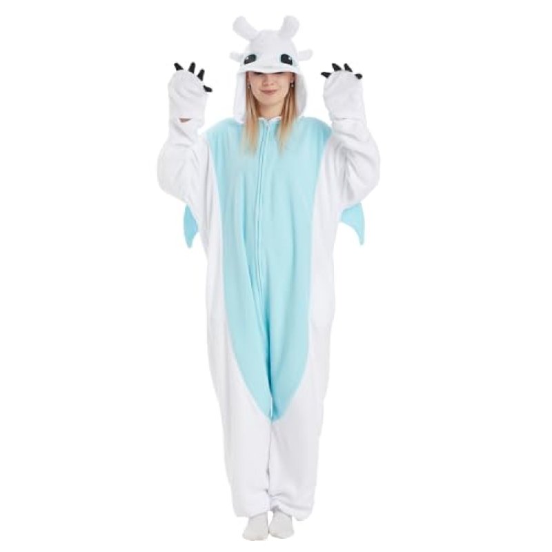 Dragon Costume One Piece Pyjamas for Women Men…