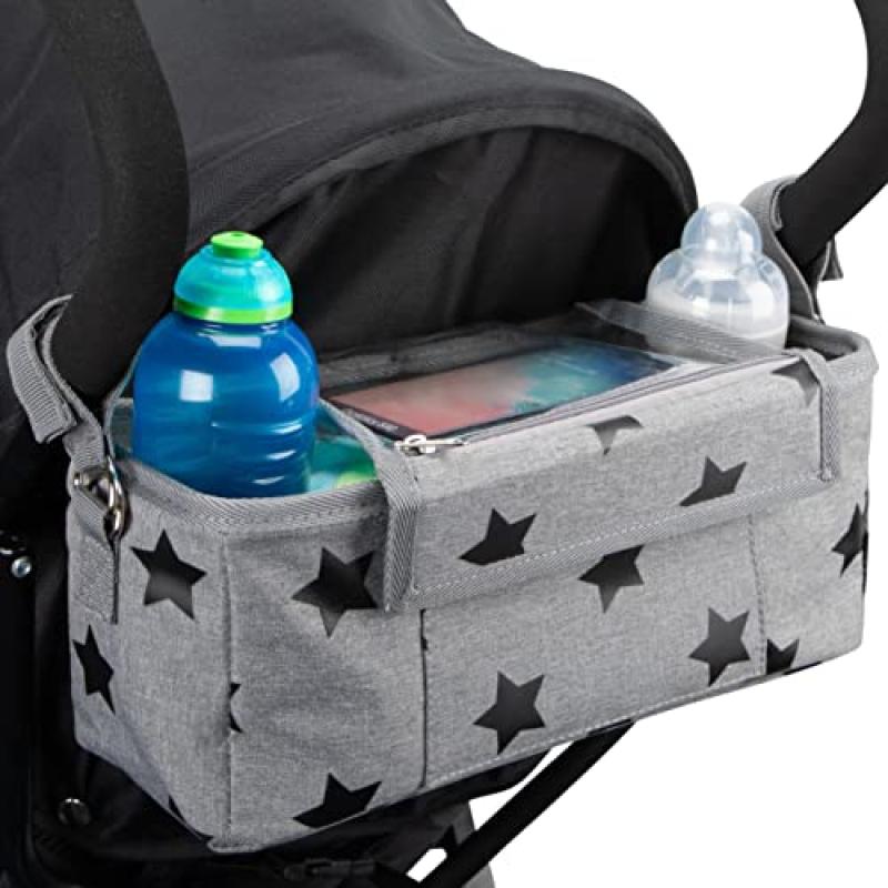 BTR Pram Organiser with Phone Holder