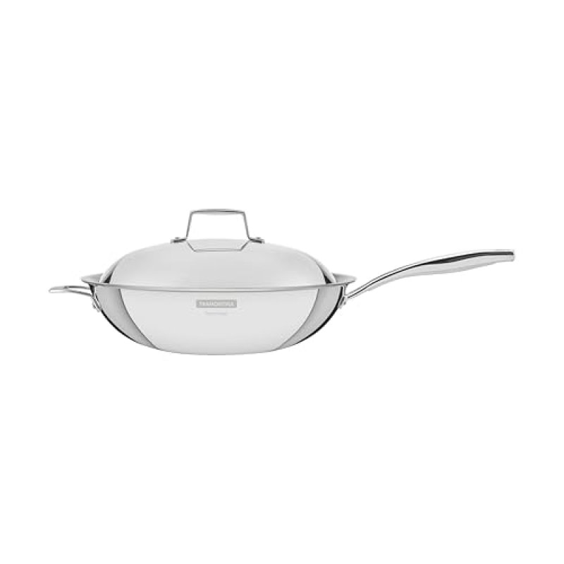 Tramontina 3-Ply Stainless Steel Wok, 32cm/34.5…