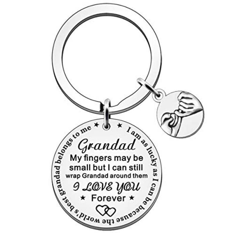 JETTOP Grandad Keyring Gift