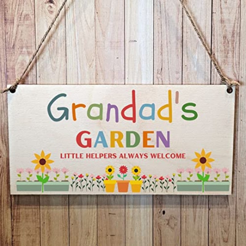 Grandad's Garden Sign Plaque