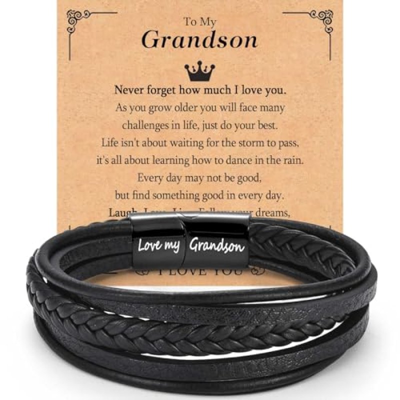 Grandson Gift Bracelet