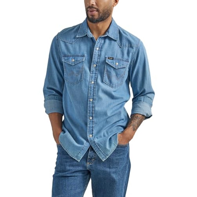 Wrangler Denim Snap Shirt