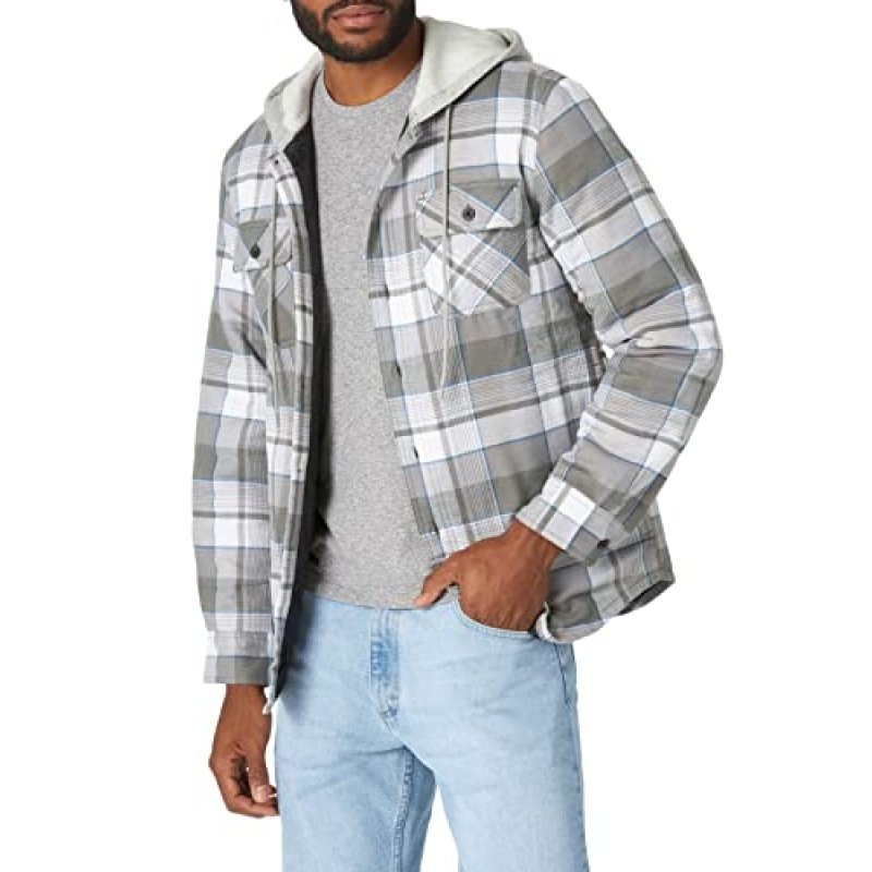 Wrangler Authentics Men's Long Sleeve Quilted…