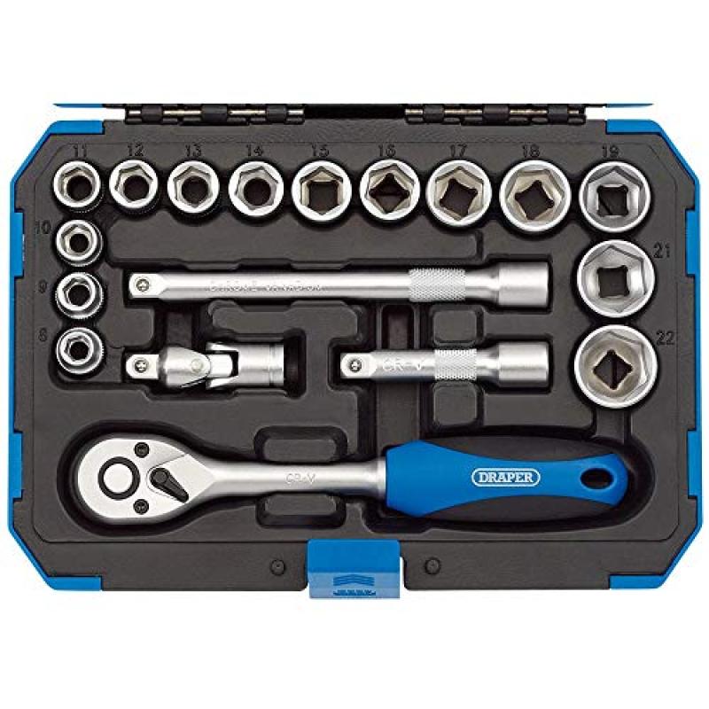 Draper Expert Metric Socket Set with Ratchet Tool