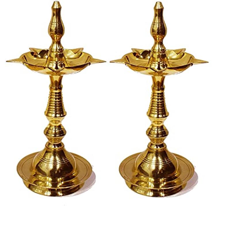 SATVIK Brass Diwali Oil Lamp