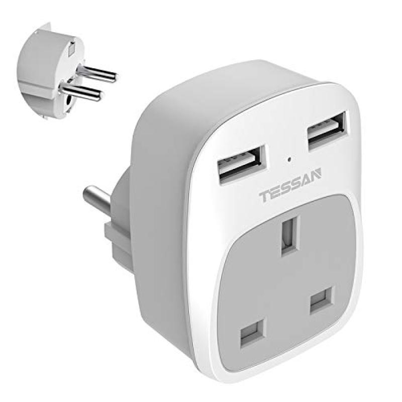 TESSAN Travel Adapter with 2 USB Ports