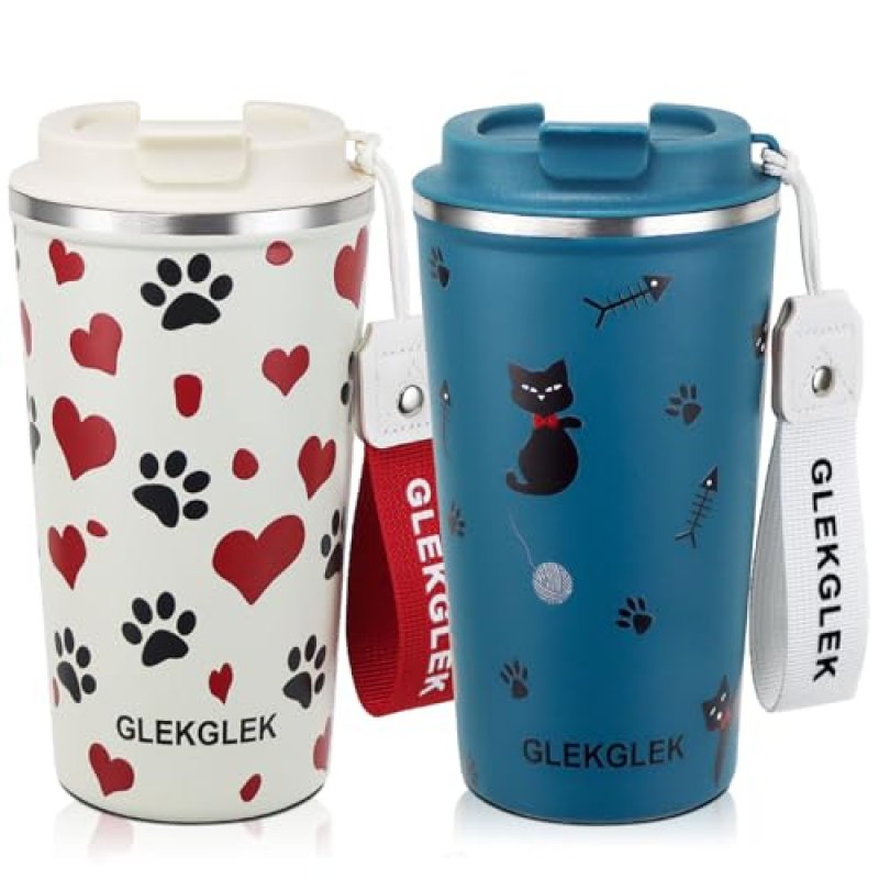GLEKGLEK Travel Coffee Mugs
