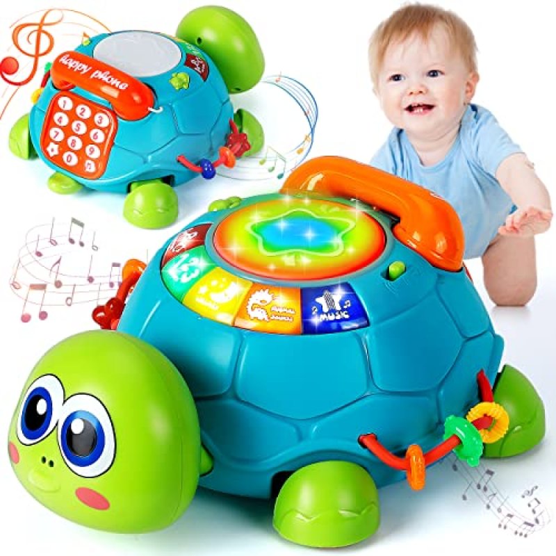 SYHLN Crawling Turtle & Toddler Phone Toys