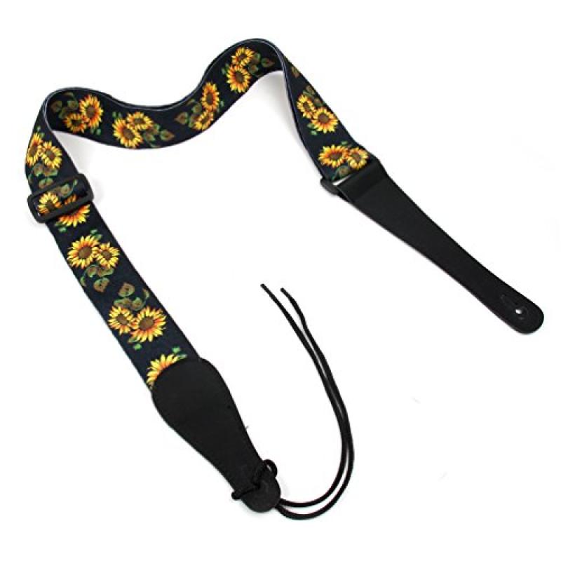 Bray Flower Guitar Strap